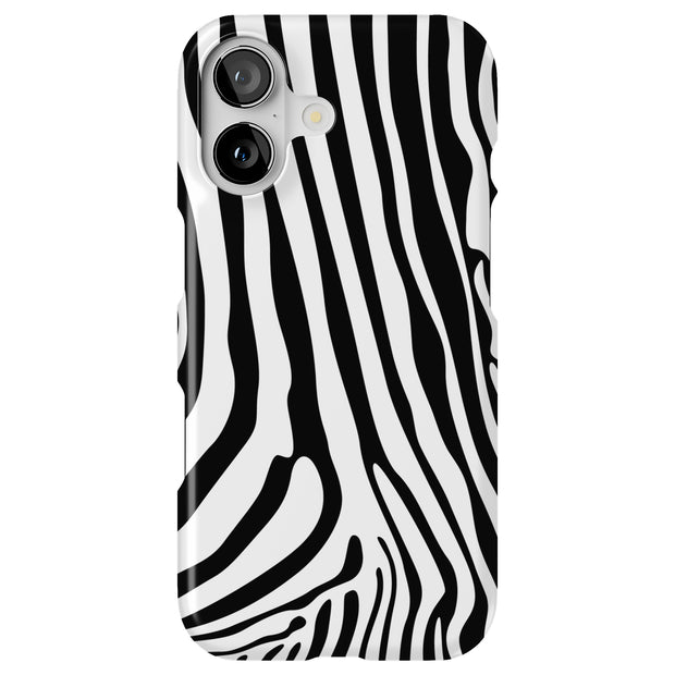 Zebra Stripe 3 Tough Cases For Apple iPhone (17, 16, 15, 14, 13, 12, 11, X, SE, 8, 7/ Air, Plus, Pro, Max, Mini, XR, XS), Print in USA