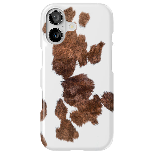 Cow Fur 1 Tough Cases For Apple iPhone (17, 16, 15, 14, 13, 12, 11, X, SE, 8, 7/ Air, Plus, Pro, Max, Mini, XR, XS), Print in USA
