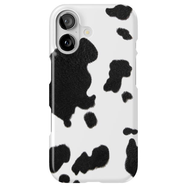 Cow Fur 3 Tough Cases For Apple iPhone (17, 16, 15, 14, 13, 12, 11, X, SE, 8, 7/ Air, Plus, Pro, Max, Mini, XR, XS), Print in USA