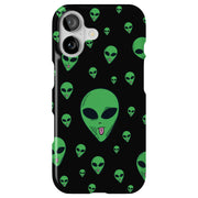 Alien Tongue Tough Cases For Apple iPhone (17, 16, 15, 14, 13, 12, 11, X, SE, 8, 7/ Air, Plus, Pro, Max, Mini, XR, XS), Print in USA