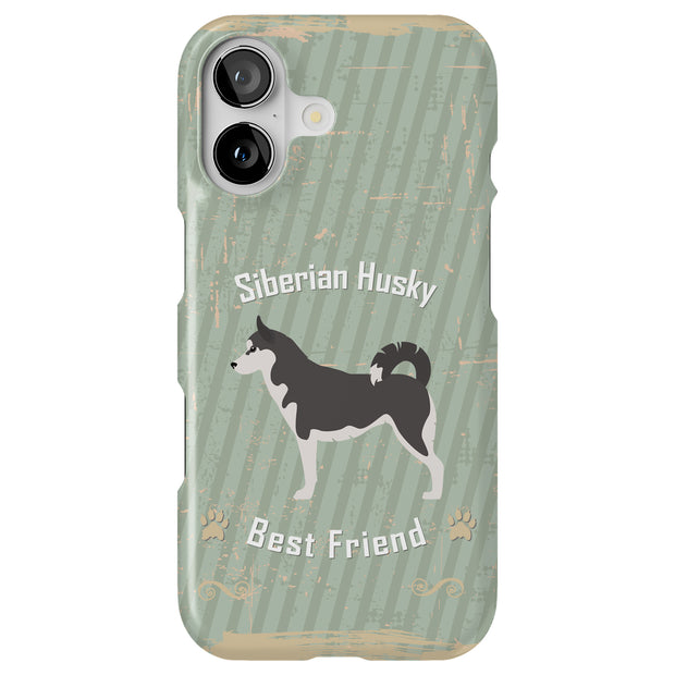 Husky Dog Tough Cases For Apple iPhone (17, 16, 15, 14, 13, 12, 11, X, SE, 8, 7/ Air, Plus, Pro, Max, Mini, XR, XS), Print in USA