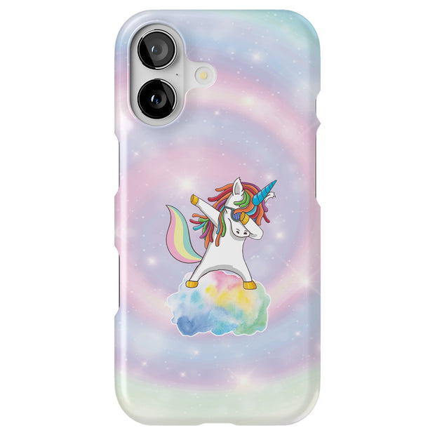 Unicorn Dabbing Tough Cases For Apple iPhone (17, 16, 15, 14, 13, 12, 11, X, SE, 8, 7/ Air, Plus, Pro, Max, Mini, XR, XS), Print in USA