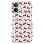 Cherries Tough Cases For Apple iPhone (17, 16, 15, 14, 13, 12, 11, X, SE, 8, 7/ Air, Plus, Pro, Max, Mini, XR, XS), Print in USA