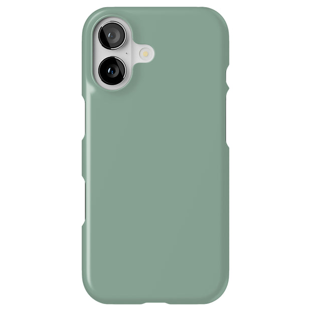 Sage Green Tough Cases For Apple iPhone (17, 16, 15, 14, 13, 12, 11, X, SE, 8, 7/ Air, Plus, Pro, Max, Mini, XR, XS), Print in USA