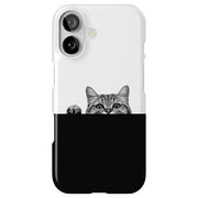 Hide Cat Tough Cases For Apple iPhone (17, 16, 15, 14, 13, 12, 11, X, SE, 8, 7/ Air, Plus, Pro, Max, Mini, XR, XS), Print in USA
