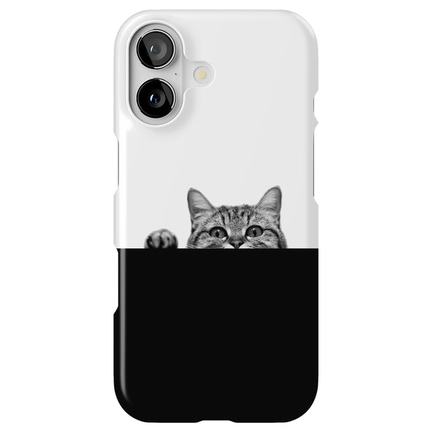 Hide Cat Tough Cases For Apple iPhone (17, 16, 15, 14, 13, 12, 11, X, SE, 8, 7/ Air, Plus, Pro, Max, Mini, XR, XS), Print in USA