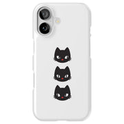 Black Cat Tough Cases For Apple iPhone (17, 16, 15, 14, 13, 12, 11, X, SE, 8, 7/ Air, Plus, Pro, Max, Mini, XR, XS), Print in USA