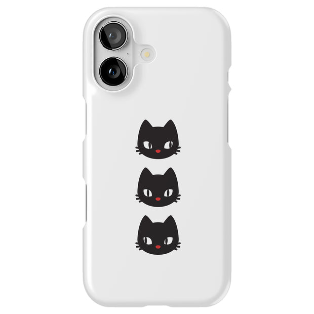 Black Cat Tough Cases For Apple iPhone (17, 16, 15, 14, 13, 12, 11, X, SE, 8, 7/ Air, Plus, Pro, Max, Mini, XR, XS), Print in USA