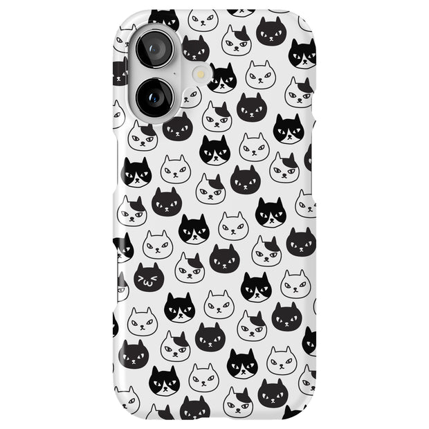 Cute Kitten Tough Cases For Apple iPhone (17, 16, 15, 14, 13, 12, 11, X, SE, 8, 7/ Air, Plus, Pro, Max, Mini, XR, XS), Print in USA