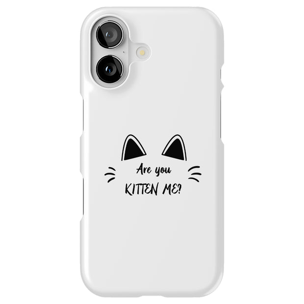 Kitten Me Tough Cases For Apple iPhone (17, 16, 15, 14, 13, 12, 11, X, SE, 8, 7/ Air, Plus, Pro, Max, Mini, XR, XS), Print in USA