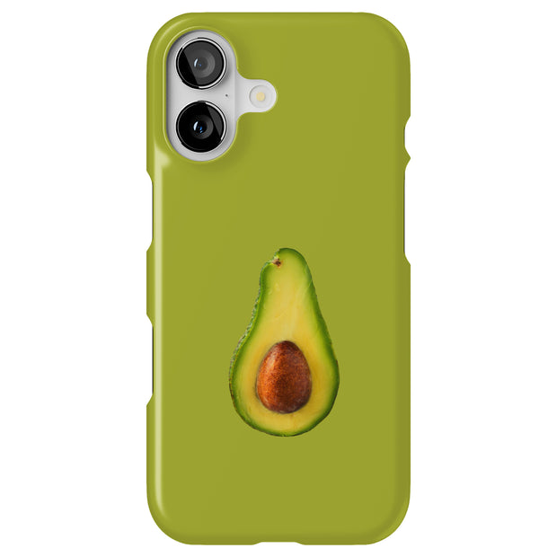 Avocado Green Tough Cases For Apple iPhone (17, 16, 15, 14, 13, 12, 11, X, SE, 8, 7/ Air, Plus, Pro, Max, Mini, XR, XS), Print in USA