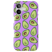 Green Avocado Tough Cases For Apple iPhone (17, 16, 15, 14, 13, 12, 11, X, SE, 8, 7/ Air, Plus, Pro, Max, Mini, XR, XS), Print in USA
