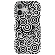 Circles Tough Cases For Apple iPhone (17, 16, 15, 14, 13, 12, 11, X, SE, 8, 7/ Air, Plus, Pro, Max, Mini, XR, XS), Print in USA