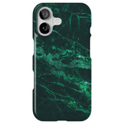 Green Marble Tough Cases For Apple iPhone (17, 16, 15, 14, 13, 12, 11, X, SE, 8, 7/ Air, Plus, Pro, Max, Mini, XR, XS), Print in USA