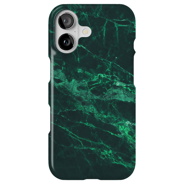 Green Marble Tough Cases For Apple iPhone (17, 16, 15, 14, 13, 12, 11, X, SE, 8, 7/ Air, Plus, Pro, Max, Mini, XR, XS), Print in USA