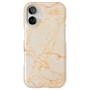 Yellow Marble Tough Cases For Apple iPhone (17, 16, 15, 14, 13, 12, 11, X, SE, 8, 7/ Air, Plus, Pro, Max, Mini, XR, XS), Print in USA