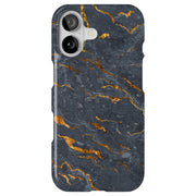 Gold Marble Tough Cases For Apple iPhone (17, 16, 15, 14, 13, 12, 11, X, SE, 8, 7/ Air, Plus, Pro, Max, Mini, XR, XS), Print in USA