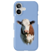 Animal Cow Tough Cases For Apple iPhone (17, 16, 15, 14, 13, 12, 11, X, SE, 8, 7/ Air, Plus, Pro, Max, Mini, XR, XS), Print in USA