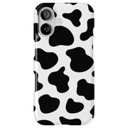 Cow Pattern Tough Cases For Apple iPhone (17, 16, 15, 14, 13, 12, 11, X, SE, 8, 7/ Air, Plus, Pro, Max, Mini, XR, XS), Print in USA