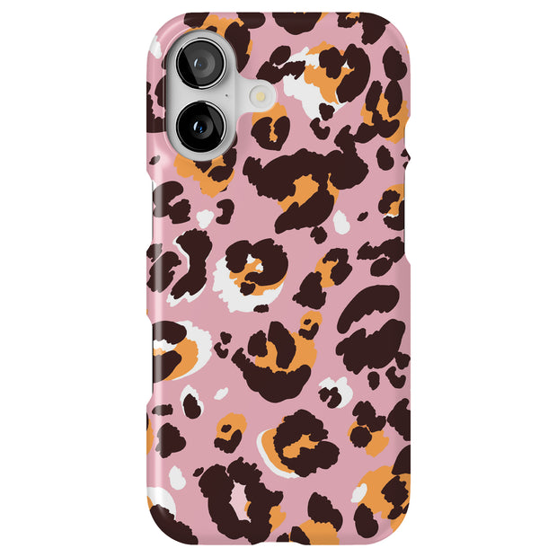 Pink Leopard 2 Tough Cases For Apple iPhone (17, 16, 15, 14, 13, 12, 11, X, SE, 8, 7/ Air, Plus, Pro, Max, Mini, XR, XS), Print in USA