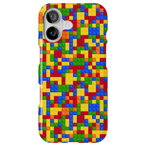 Building Block Tough Cases For Apple iPhone (17, 16, 15, 14, 13, 12, 11, X, SE, 8, 7/ Air, Plus, Pro, Max, Mini, XR, XS), Print in USA