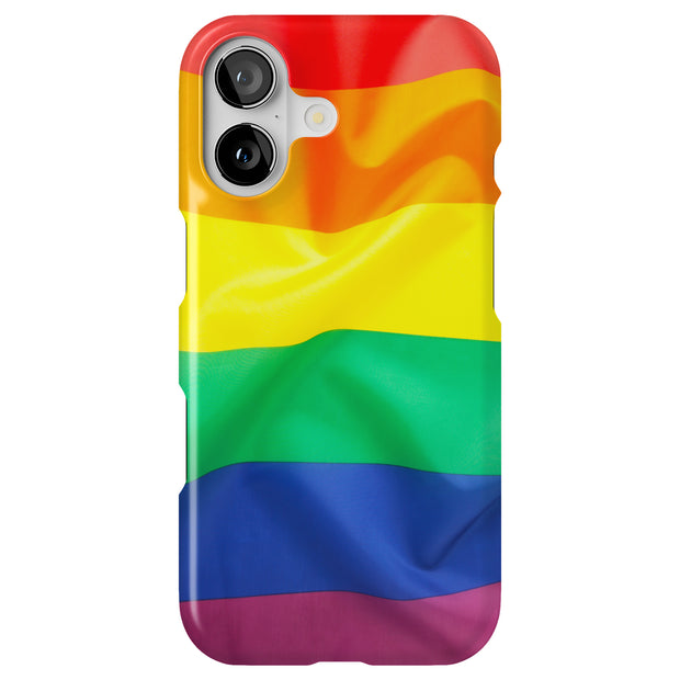 Rainbow LGBTQ Tough Cases For Apple iPhone (17, 16, 15, 14, 13, 12, 11, X, SE, 8, 7/ Air, Plus, Pro, Max, Mini, XR, XS), Print in USA