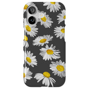 Daisy Floral Tough Cases For Apple iPhone (17, 16, 15, 14, 13, 12, 11, X, SE, 8, 7/ Air, Plus, Pro, Max, Mini, XR, XS), Print in USA