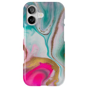 Colorful Marble Tough Cases For Apple iPhone (17, 16, 15, 14, 13, 12, 11, X, SE, 8, 7/ Air, Plus, Pro, Max, Mini, XR, XS), Print in USA