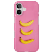 Three Bananas Tough Cases For Apple iPhone (17, 16, 15, 14, 13, 12, 11, X, SE, 8, 7/ Air, Plus, Pro, Max, Mini, XR, XS), Print in USA