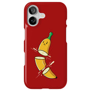 Cartoon Banana Tough Cases For Apple iPhone (17, 16, 15, 14, 13, 12, 11, X, SE, 8, 7/ Air, Plus, Pro, Max, Mini, XR, XS), Print in USA