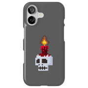 Skull Pixel Tough Cases For Apple iPhone (17, 16, 15, 14, 13, 12, 11, X, SE, 8, 7/ Air, Plus, Pro, Max, Mini, XR, XS), Print in USA