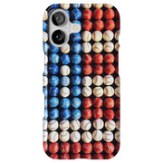 USA Baseball Tough Cases For Apple iPhone (17, 16, 15, 14, 13, 12, 11, X, SE, 8, 7/ Air, Plus, Pro, Max, Mini, XR, XS), Print in USA