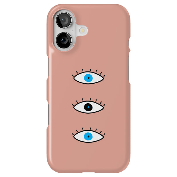 Evil Eye Blue Tough Cases For Apple iPhone (17, 16, 15, 14, 13, 12, 11, X, SE, 8, 7/ Air, Plus, Pro, Max, Mini, XR, XS), Print in USA