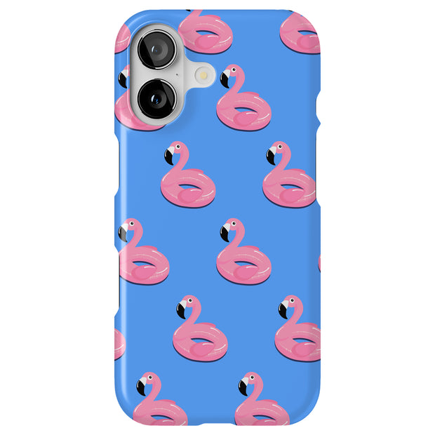 Cute Flamingo Tough Cases For Apple iPhone (17, 16, 15, 14, 13, 12, 11, X, SE, 8, 7/ Air, Plus, Pro, Max, Mini, XR, XS), Print in USA