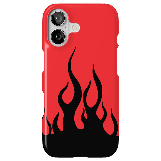 Fire Flames Tough Cases For Apple iPhone (17, 16, 15, 14, 13, 12, 11, X, SE, 8, 7/ Air, Plus, Pro, Max, Mini, XR, XS), Print in USA