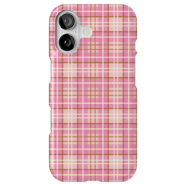 Plaid Pattern 4 Tough Cases For Apple iPhone (17, 16, 15, 14, 13, 12, 11, X, SE, 8, 7/ Air, Plus, Pro, Max, Mini, XR, XS), Print in USA
