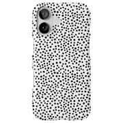 Polka Dot Blk2 Tough Cases For Apple iPhone (17, 16, 15, 14, 13, 12, 11, X, SE, 8, 7/ Air, Plus, Pro, Max, Mini, XR, XS), Print in USA