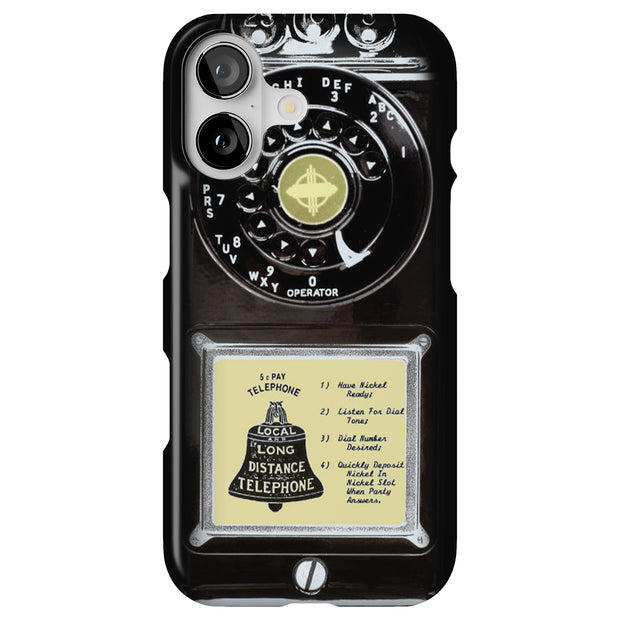 Dial Phone Tough Cases For Apple iPhone (17, 16, 15, 14, 13, 12, 11, X, SE, 8, 7/ Air, Plus, Pro, Max, Mini, XR, XS), Print in USA