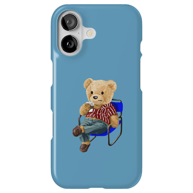 Kickback Teddy Tough Cases For Apple iPhone (17, 16, 15, 14, 13, 12, 11, X, SE, 8, 7/ Air, Plus, Pro, Max, Mini, XR, XS), Print in USA