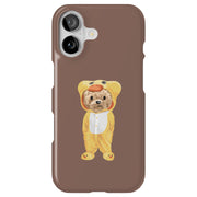 Duck Teddy Bear Tough Cases For Apple iPhone (17, 16, 15, 14, 13, 12, 11, X, SE, 8, 7/ Air, Plus, Pro, Max, Mini, XR, XS), Print in USA