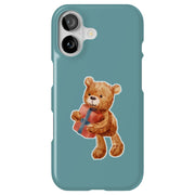 Gift Teddy Bear Tough Cases For Apple iPhone (17, 16, 15, 14, 13, 12, 11, X, SE, 8, 7/ Air, Plus, Pro, Max, Mini, XR, XS), Print in USA