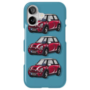 Mini Car Tough Cases For Apple iPhone (17, 16, 15, 14, 13, 12, 11, X, SE, 8, 7/ Air, Plus, Pro, Max, Mini, XR, XS), Print in USA