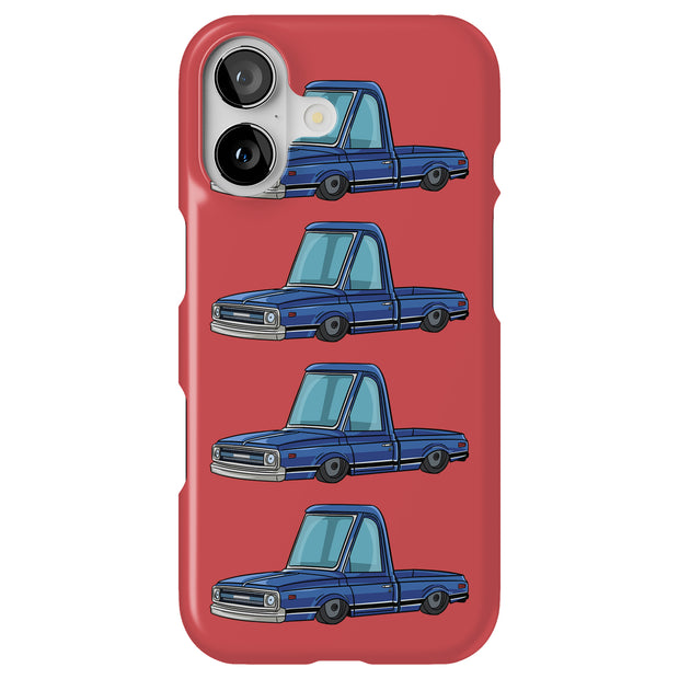 Pickup Truck Tough Cases For Apple iPhone (17, 16, 15, 14, 13, 12, 11, X, SE, 8, 7/ Air, Plus, Pro, Max, Mini, XR, XS), Print in USA