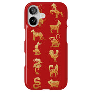 Chinese zodiac1 Tough Cases For Apple iPhone (17, 16, 15, 14, 13, 12, 11, X, SE, 8, 7/ Air, Plus, Pro, Max, Mini, XR, XS), Print in USA