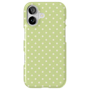 Yellow Dot Tough Cases For Apple iPhone (17, 16, 15, 14, 13, 12, 11, X, SE, 8, 7/ Air, Plus, Pro, Max, Mini, XR, XS), Print in USA
