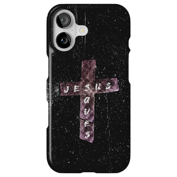 Jesus Saves 1 Tough Cases For Apple iPhone (17, 16, 15, 14, 13, 12, 11, X, SE, 8, 7/ Air, Plus, Pro, Max, Mini, XR, XS), Print in USA