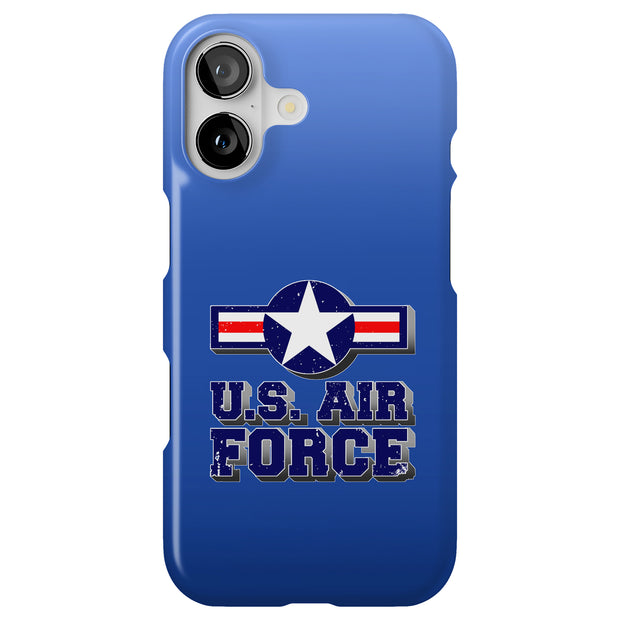 US Air Force 1 Tough Cases For Apple iPhone (17, 16, 15, 14, 13, 12, 11, X, SE, 8, 7/ Air, Plus, Pro, Max, Mini, XR, XS), Print in USA