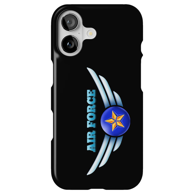US Air Force 3 Tough Cases For Apple iPhone (17, 16, 15, 14, 13, 12, 11, X, SE, 8, 7/ Air, Plus, Pro, Max, Mini, XR, XS), Print in USA