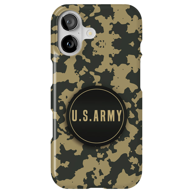US Army 1 Tough Cases For Apple iPhone (17, 16, 15, 14, 13, 12, 11, X, SE, 8, 7/ Air, Plus, Pro, Max, Mini, XR, XS), Print in USA
