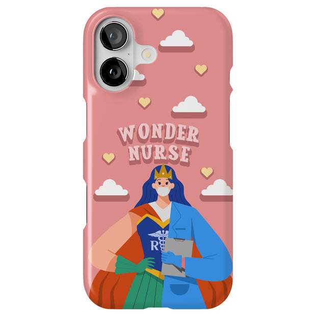 Wonder Nurse Tough Cases For Apple iPhone (17, 16, 15, 14, 13, 12, 11, X, SE, 8, 7/ Air, Plus, Pro, Max, Mini, XR, XS), Print in USA